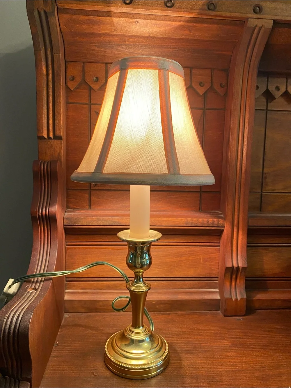 Set of 8, 5”x6” Cream Fabric Lantern-Style Lamp Shades — Neutral Accent